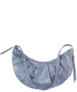 Vintage Denim Hobo Crossbody Bag JY-0514-M DENIM